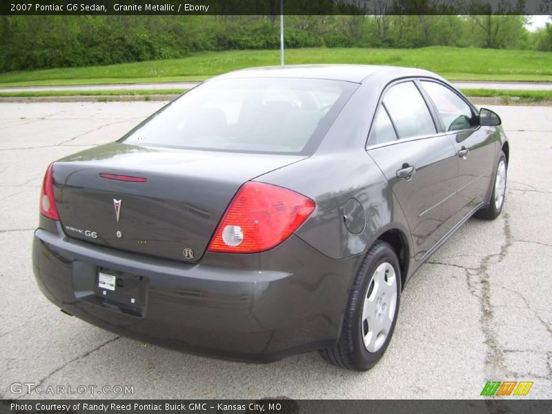 Granite Metallic / Ebony 2007 Pontiac G6 Sedan