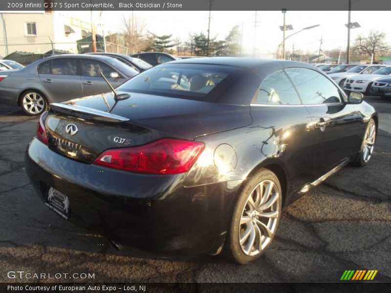 Black Obsidian / Stone 2009 Infiniti G 37 S Sport Convertible