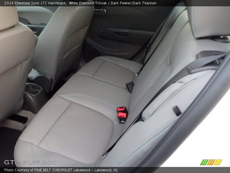 White Diamond Tricoat / Dark Pewter/Dark Titanium 2014 Chevrolet Sonic LTZ Hatchback