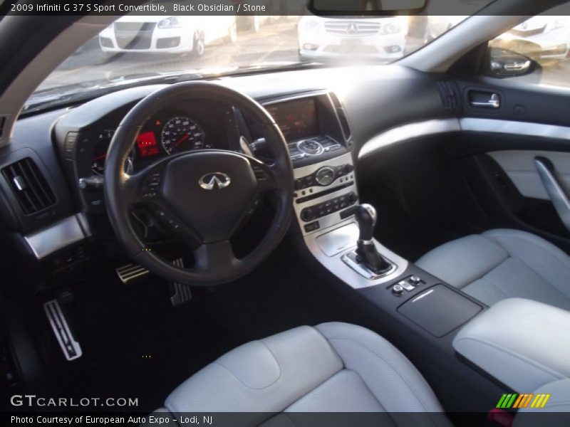 Black Obsidian / Stone 2009 Infiniti G 37 S Sport Convertible