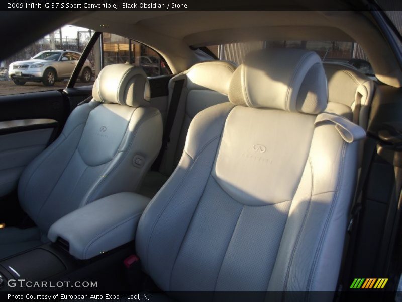 Black Obsidian / Stone 2009 Infiniti G 37 S Sport Convertible