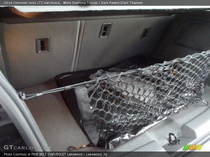 White Diamond Tricoat / Dark Pewter/Dark Titanium 2014 Chevrolet Sonic LTZ Hatchback