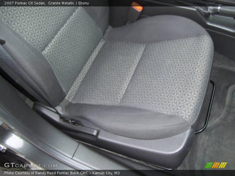 Granite Metallic / Ebony 2007 Pontiac G6 Sedan