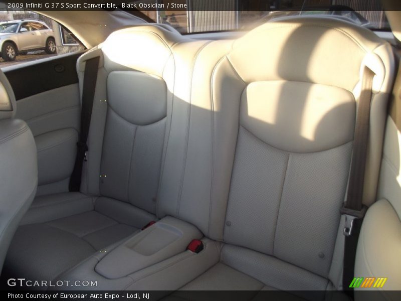 Black Obsidian / Stone 2009 Infiniti G 37 S Sport Convertible