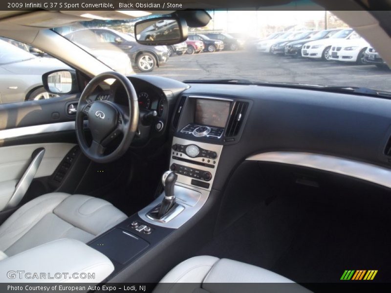 Black Obsidian / Stone 2009 Infiniti G 37 S Sport Convertible