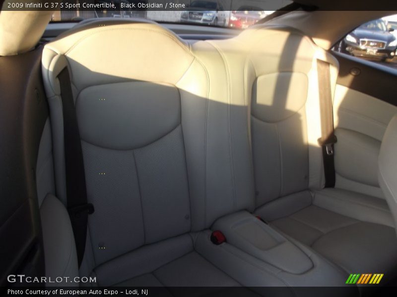 Black Obsidian / Stone 2009 Infiniti G 37 S Sport Convertible