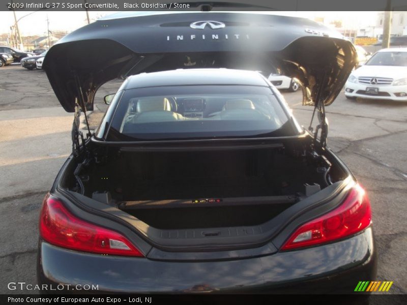 Black Obsidian / Stone 2009 Infiniti G 37 S Sport Convertible