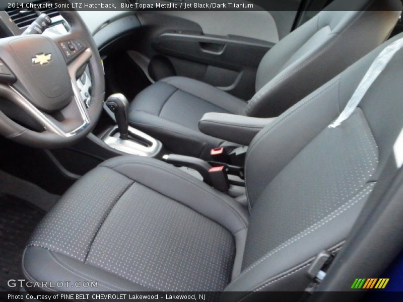 Blue Topaz Metallic / Jet Black/Dark Titanium 2014 Chevrolet Sonic LTZ Hatchback