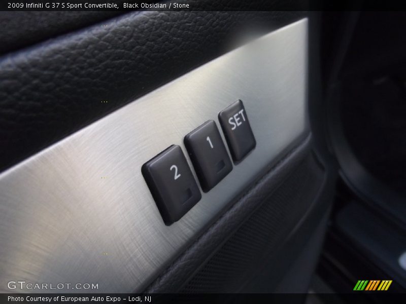 Black Obsidian / Stone 2009 Infiniti G 37 S Sport Convertible