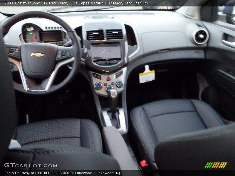 Blue Topaz Metallic / Jet Black/Dark Titanium 2014 Chevrolet Sonic LTZ Hatchback