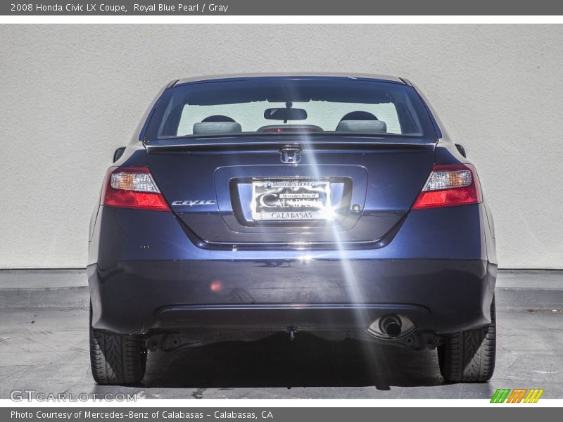 Royal Blue Pearl / Gray 2008 Honda Civic LX Coupe