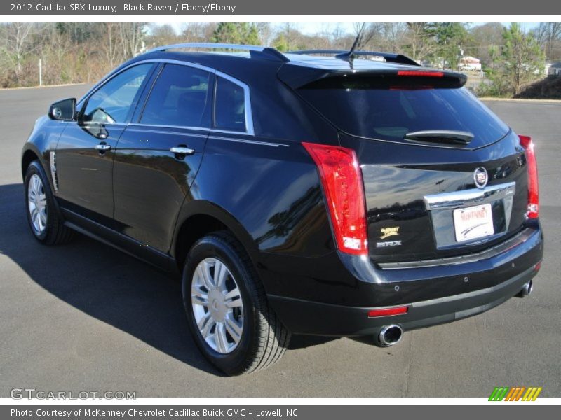 Black Raven / Ebony/Ebony 2012 Cadillac SRX Luxury