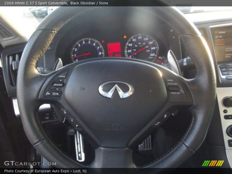 Black Obsidian / Stone 2009 Infiniti G 37 S Sport Convertible