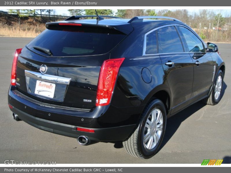 Black Raven / Ebony/Ebony 2012 Cadillac SRX Luxury