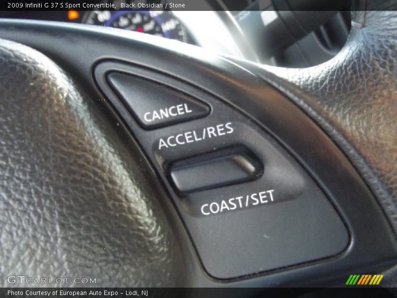 Black Obsidian / Stone 2009 Infiniti G 37 S Sport Convertible