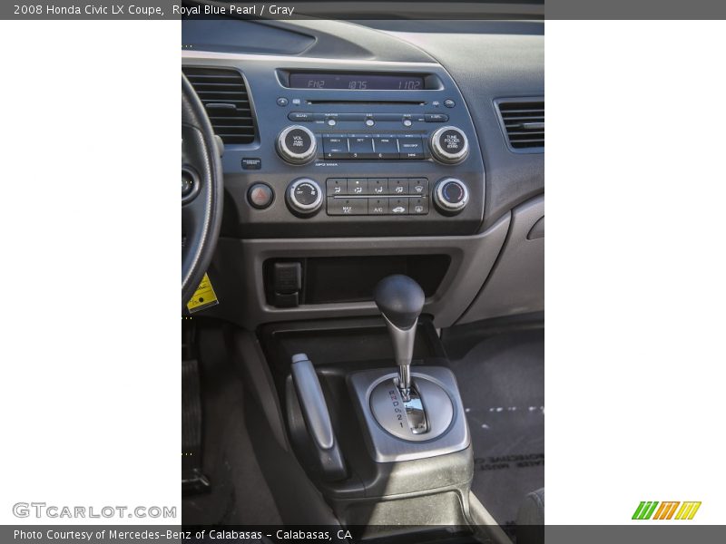 Royal Blue Pearl / Gray 2008 Honda Civic LX Coupe