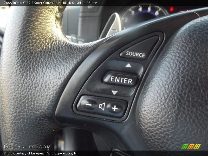 Black Obsidian / Stone 2009 Infiniti G 37 S Sport Convertible