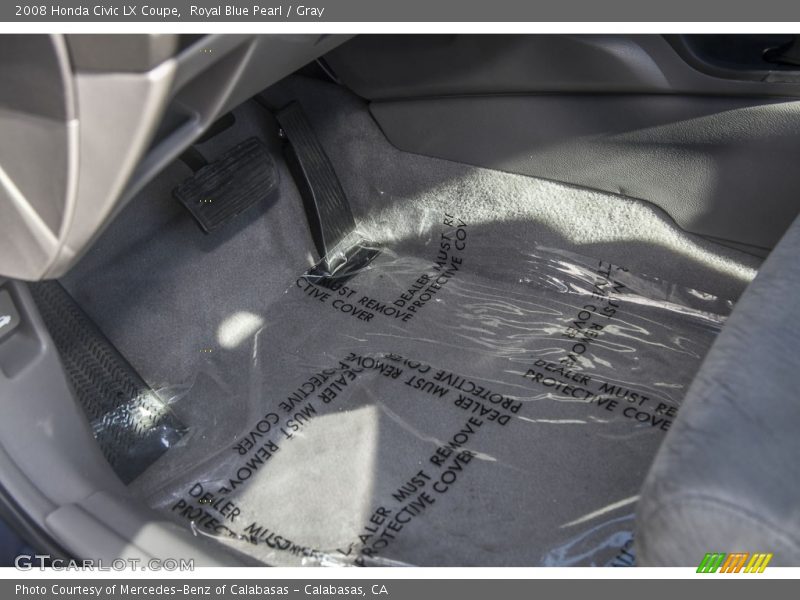 Royal Blue Pearl / Gray 2008 Honda Civic LX Coupe