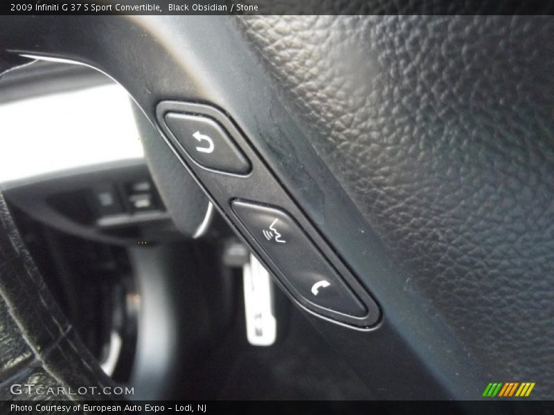 Black Obsidian / Stone 2009 Infiniti G 37 S Sport Convertible