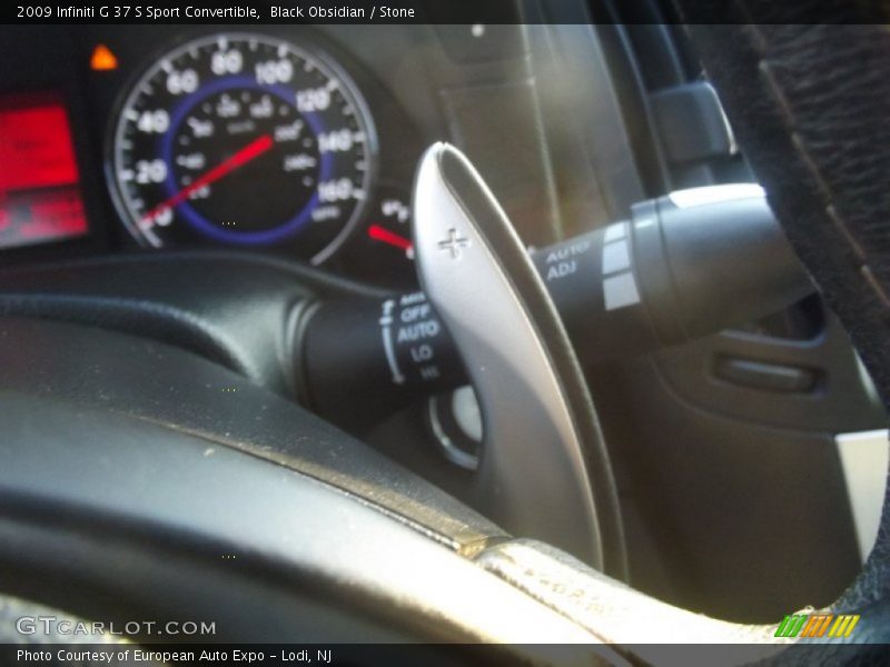 Black Obsidian / Stone 2009 Infiniti G 37 S Sport Convertible