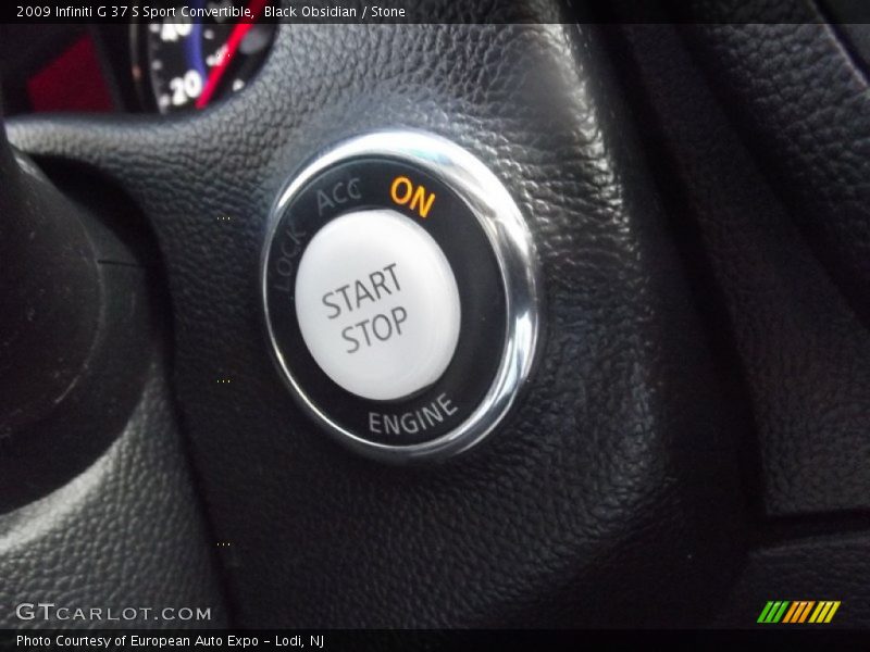 Black Obsidian / Stone 2009 Infiniti G 37 S Sport Convertible