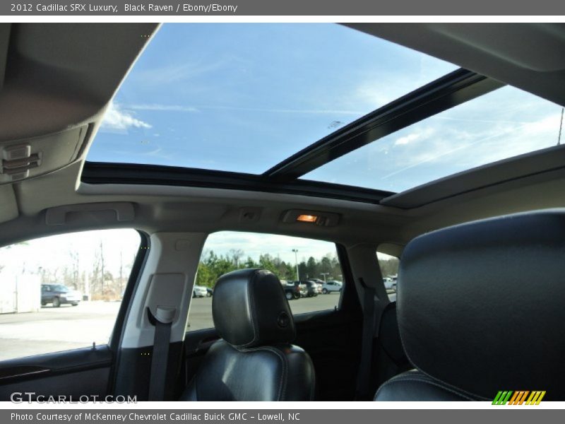 Black Raven / Ebony/Ebony 2012 Cadillac SRX Luxury