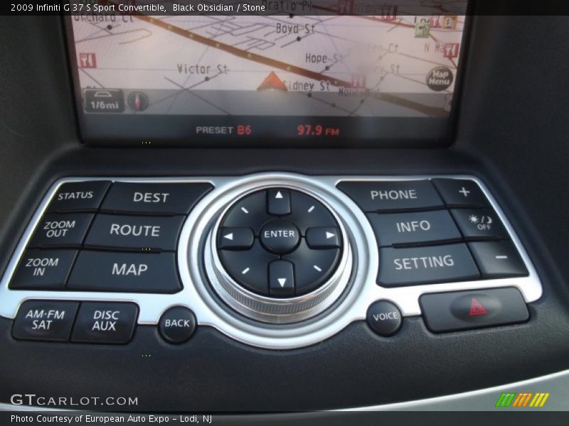 Black Obsidian / Stone 2009 Infiniti G 37 S Sport Convertible