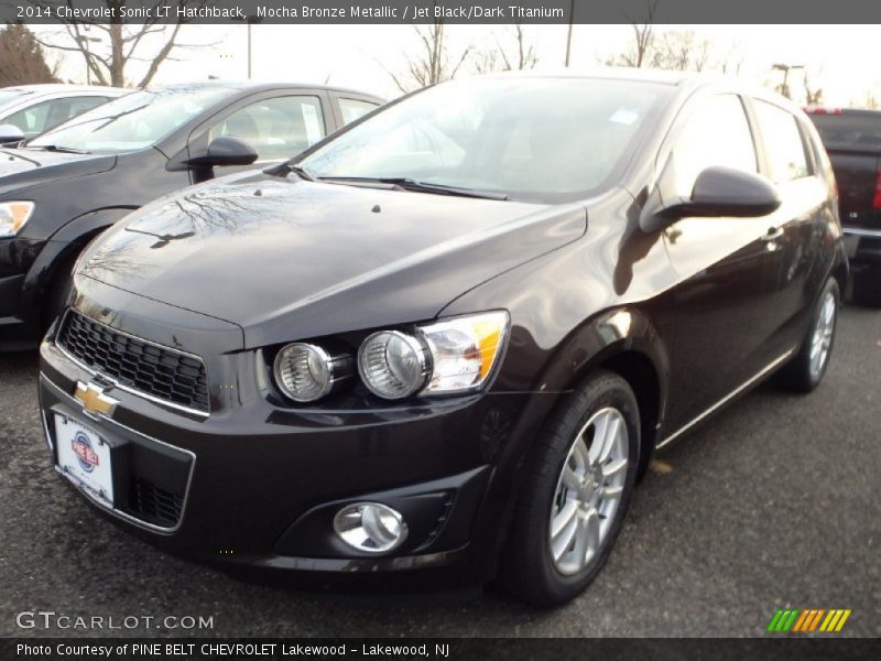 Mocha Bronze Metallic / Jet Black/Dark Titanium 2014 Chevrolet Sonic LT Hatchback