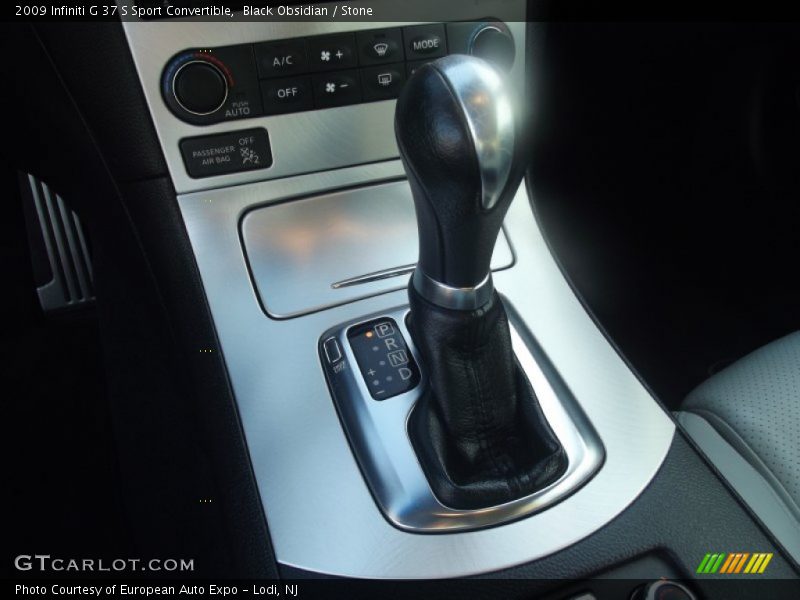 Black Obsidian / Stone 2009 Infiniti G 37 S Sport Convertible