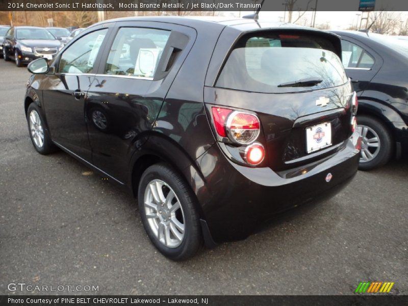 Mocha Bronze Metallic / Jet Black/Dark Titanium 2014 Chevrolet Sonic LT Hatchback