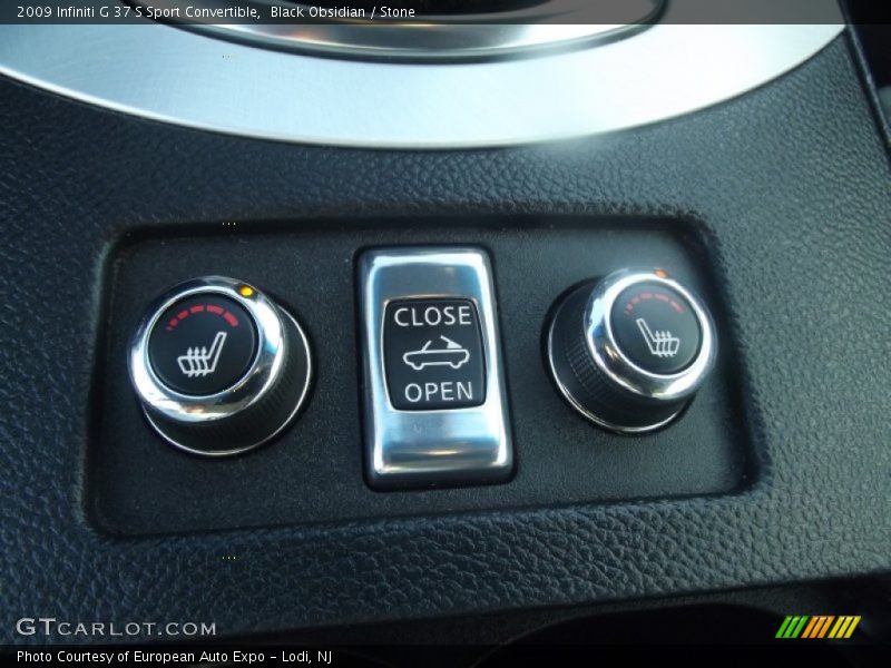 Black Obsidian / Stone 2009 Infiniti G 37 S Sport Convertible
