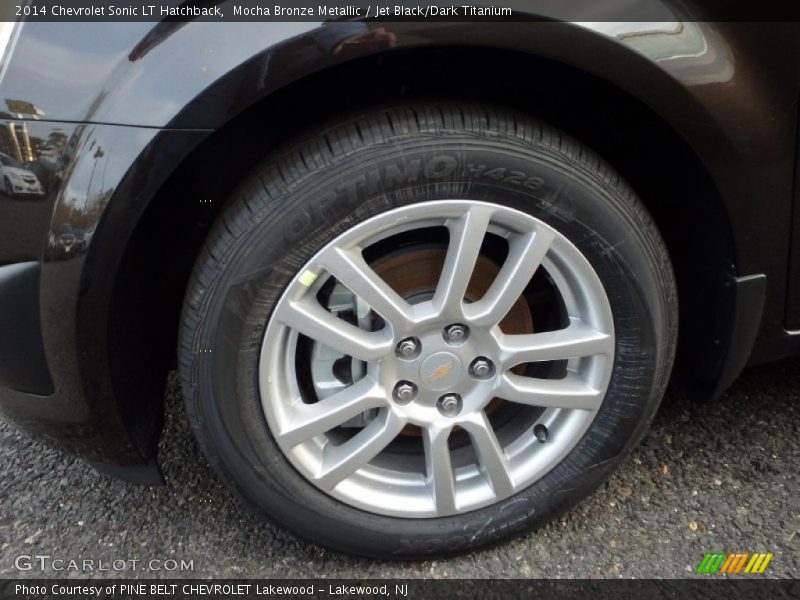 Mocha Bronze Metallic / Jet Black/Dark Titanium 2014 Chevrolet Sonic LT Hatchback