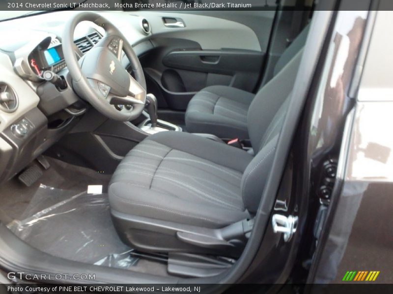 Mocha Bronze Metallic / Jet Black/Dark Titanium 2014 Chevrolet Sonic LT Hatchback