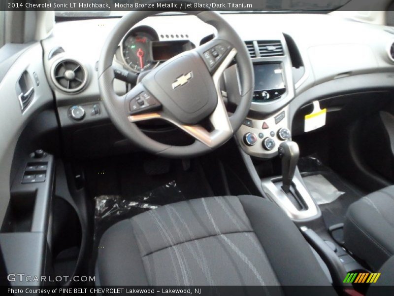 Mocha Bronze Metallic / Jet Black/Dark Titanium 2014 Chevrolet Sonic LT Hatchback