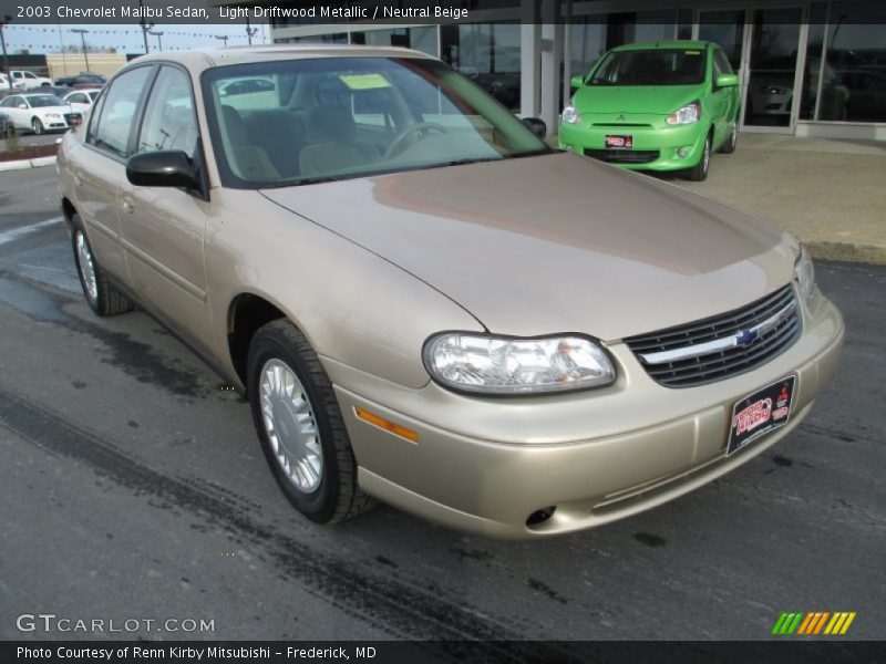 Light Driftwood Metallic / Neutral Beige 2003 Chevrolet Malibu Sedan