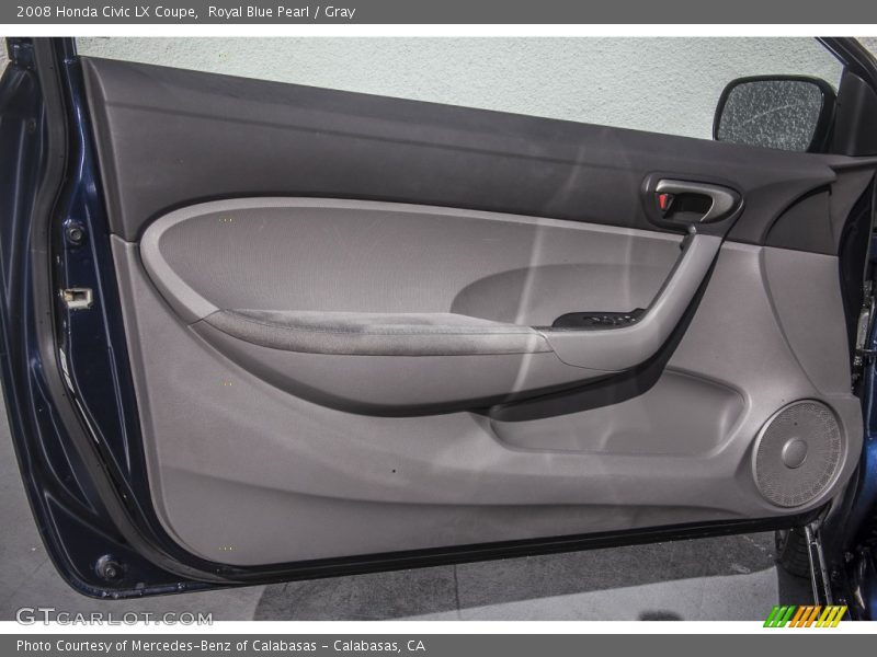 Royal Blue Pearl / Gray 2008 Honda Civic LX Coupe