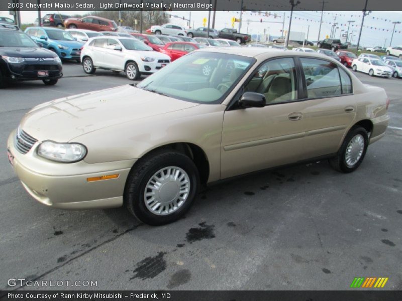 Light Driftwood Metallic / Neutral Beige 2003 Chevrolet Malibu Sedan