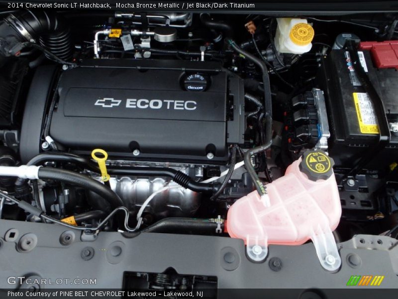 Mocha Bronze Metallic / Jet Black/Dark Titanium 2014 Chevrolet Sonic LT Hatchback