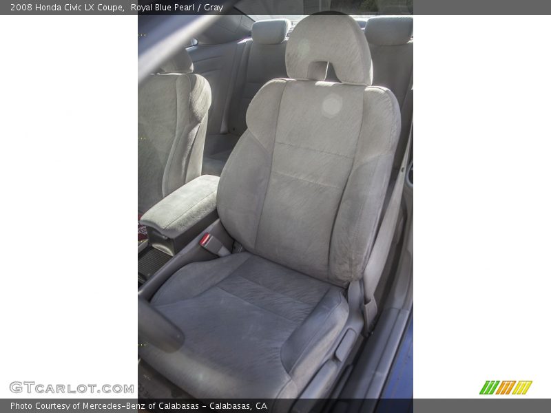 Royal Blue Pearl / Gray 2008 Honda Civic LX Coupe