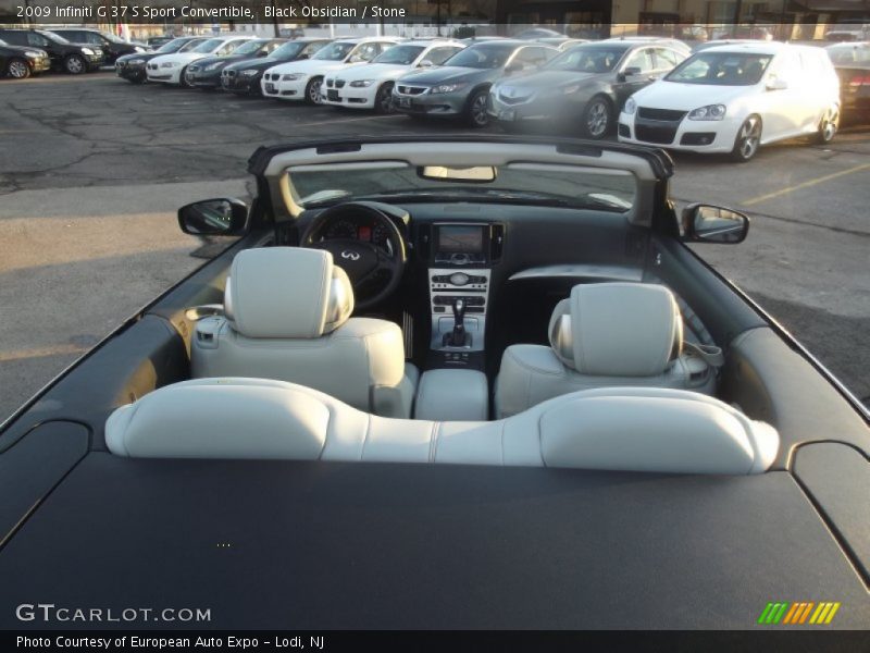 Black Obsidian / Stone 2009 Infiniti G 37 S Sport Convertible