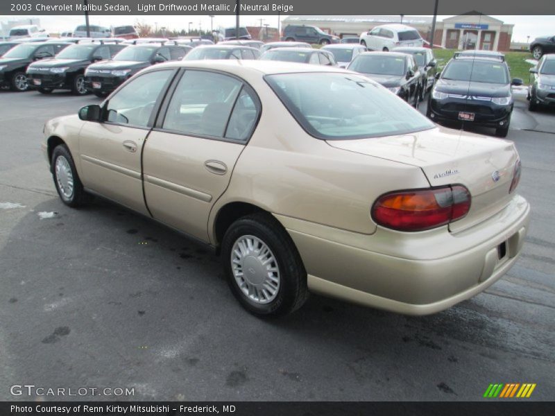 Light Driftwood Metallic / Neutral Beige 2003 Chevrolet Malibu Sedan