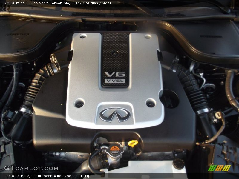 Black Obsidian / Stone 2009 Infiniti G 37 S Sport Convertible