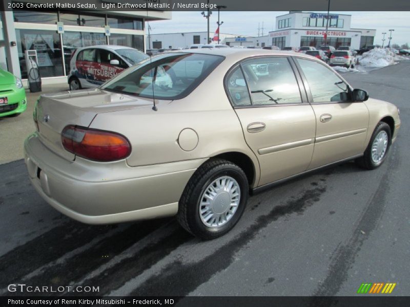 Light Driftwood Metallic / Neutral Beige 2003 Chevrolet Malibu Sedan