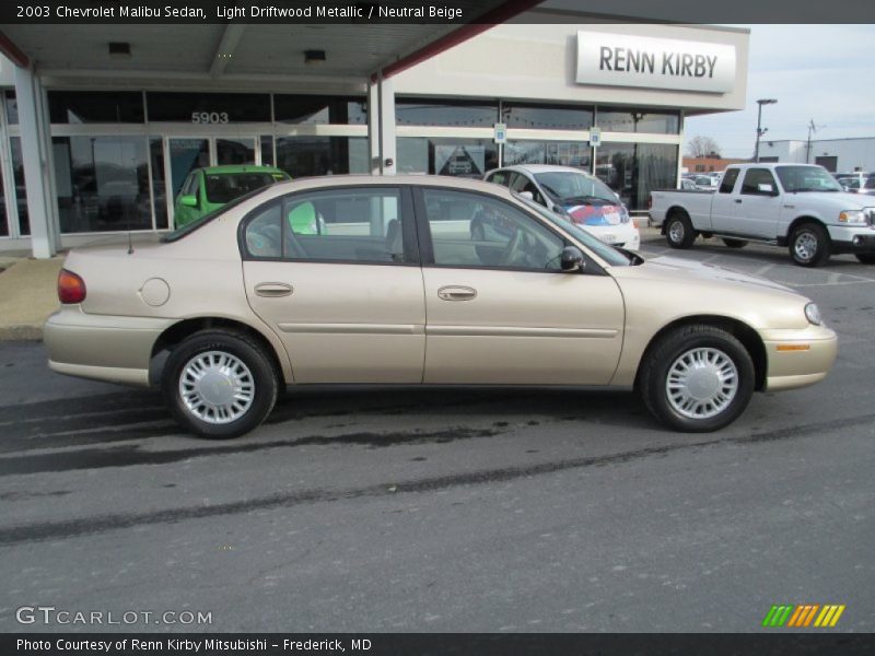 Light Driftwood Metallic / Neutral Beige 2003 Chevrolet Malibu Sedan