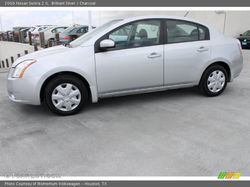 Brilliant Silver / Charcoal 2009 Nissan Sentra 2.0