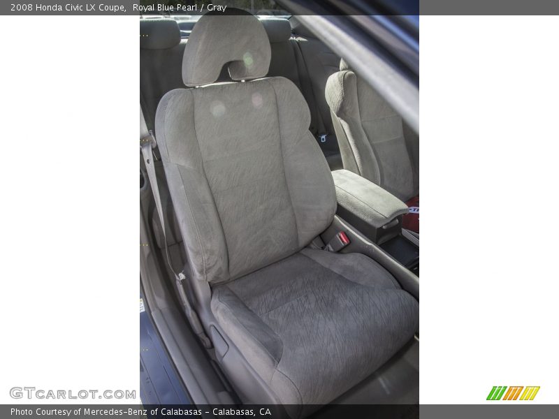 Royal Blue Pearl / Gray 2008 Honda Civic LX Coupe