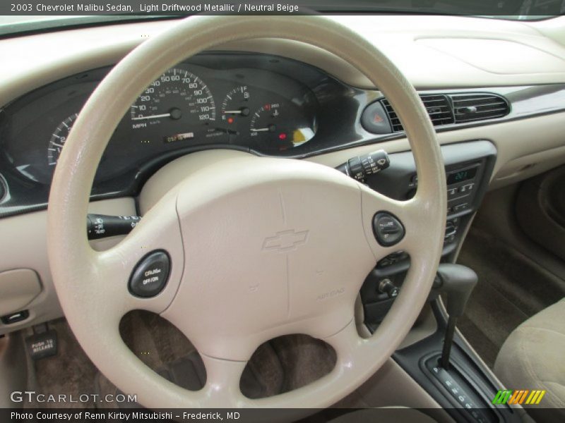 Light Driftwood Metallic / Neutral Beige 2003 Chevrolet Malibu Sedan