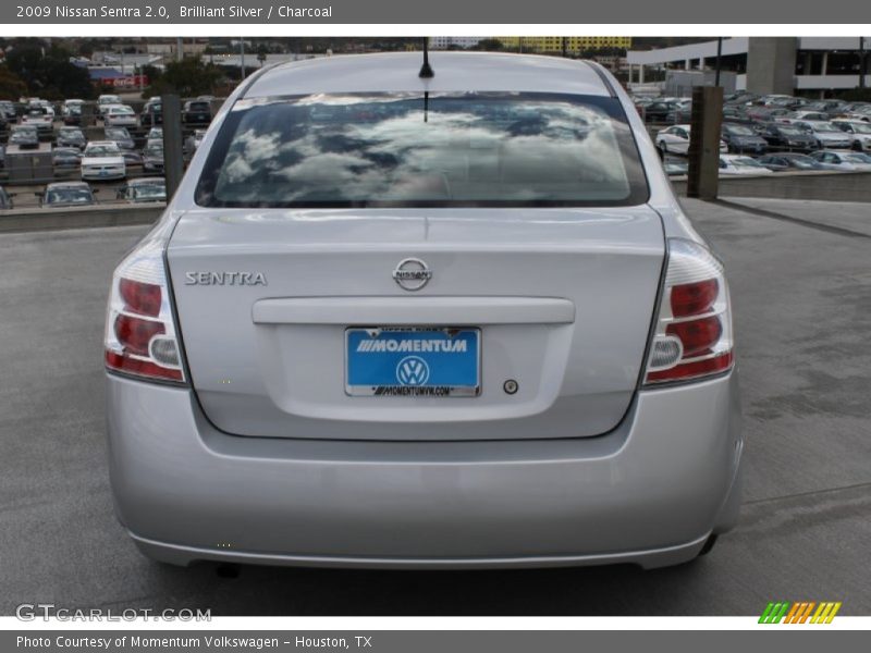 Brilliant Silver / Charcoal 2009 Nissan Sentra 2.0