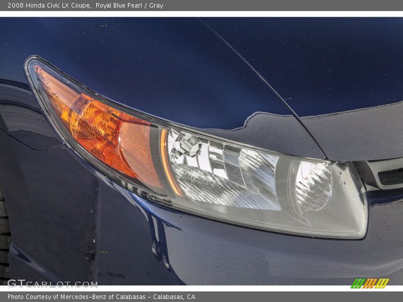 Royal Blue Pearl / Gray 2008 Honda Civic LX Coupe