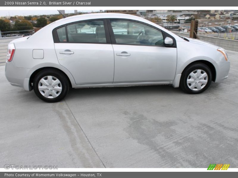 Brilliant Silver / Charcoal 2009 Nissan Sentra 2.0